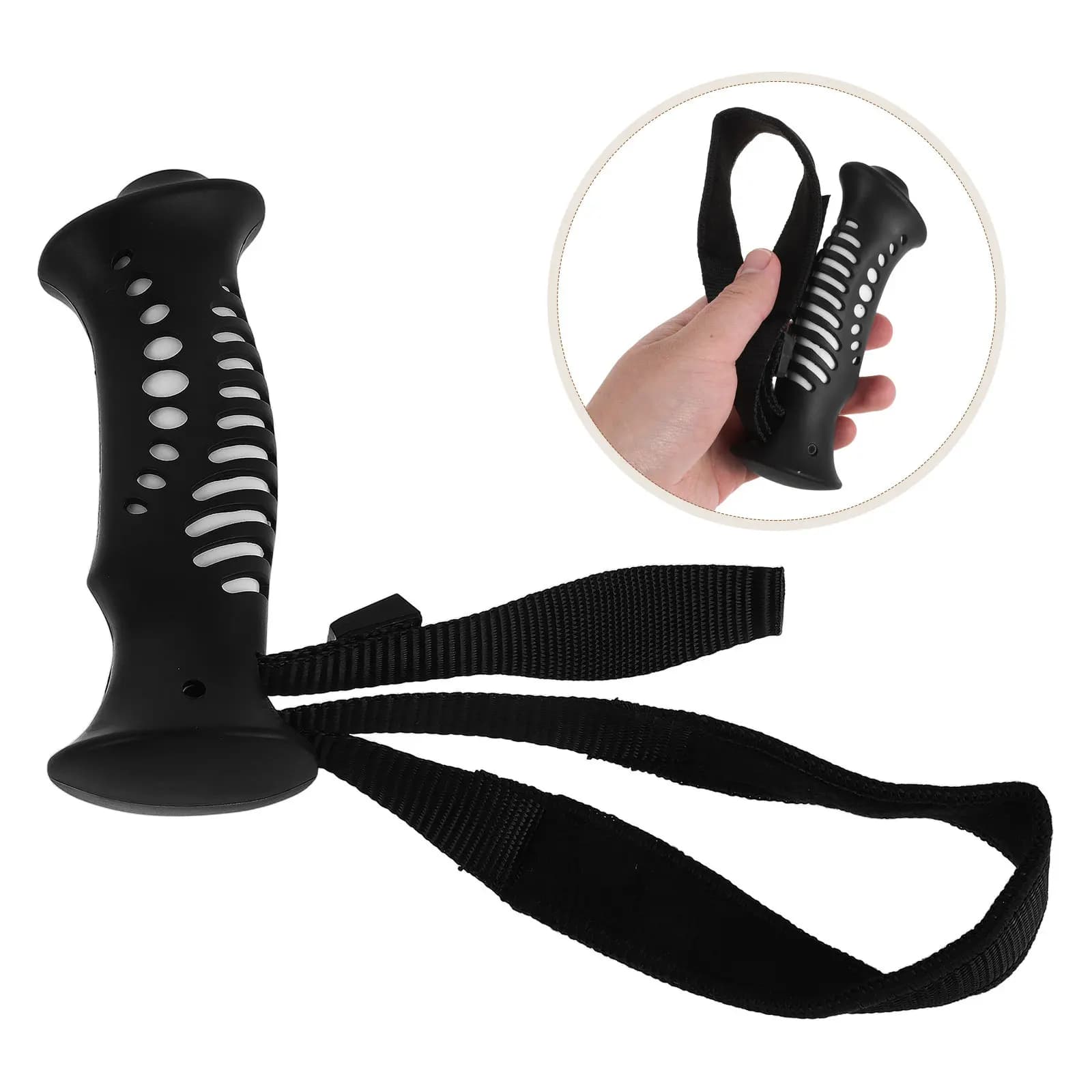 Trekking Pole Handle Grip Replacement Ergonomic Soft Touch with Adjustable Wrist Strap for Hiking Mountaineering Skiing Outdoor