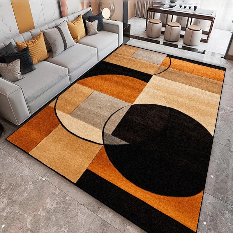 Modern carpets for home decoration for living room Soft carpets for large areas in geometric style 200x300 Anti-slip bedside pad for bedside table