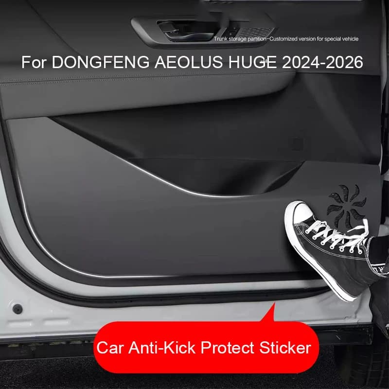 Auto B-Pillar Porta Anti-Calcio Proteggere Pad In Pelle PU Per DONGFENG AEOLUS ENORME 2024-2026 Auto Tronco Anti-Sporco Resistente ai Graffi