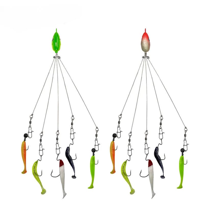 Esche da pesca Pesca Esca morbida Attrezzatura Swarm Attack Road Runner Esche Alabama Jigs Esche finte Road Runner Esche Filo di acciaio