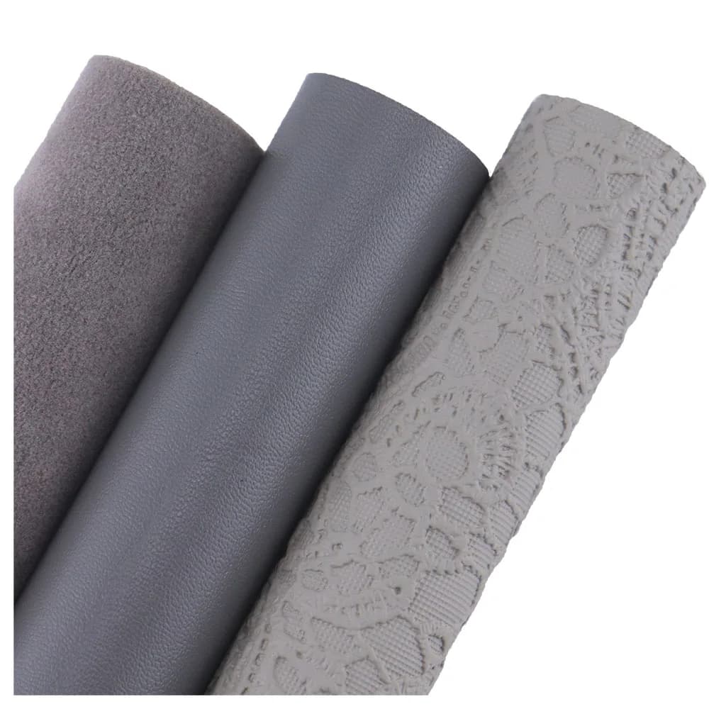 Mini Rotolo 30x134 cm Acciaio Puro Grigio Liscio Finto Sintetico Tessuto In Pelle Artificia Per Borse Decorazione Mestiere Cucito HM018