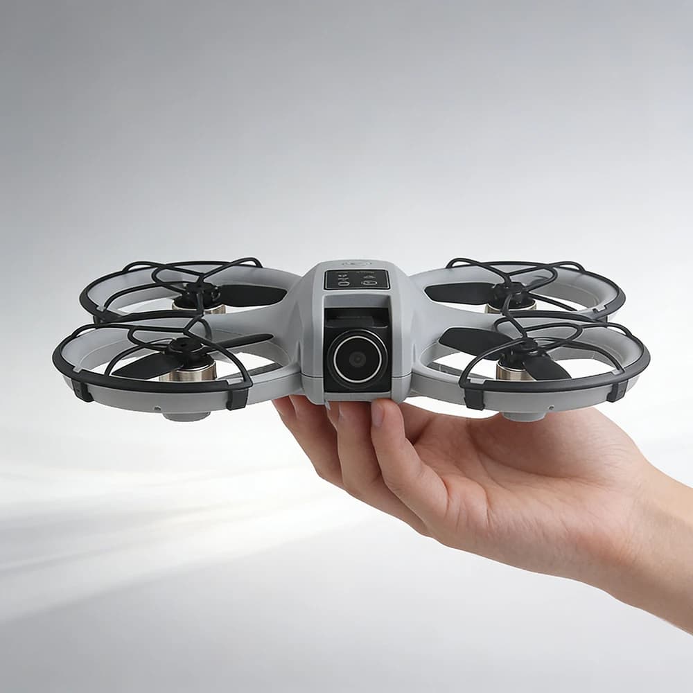 H36 Remote Control Toy Drone - 6-Axis Gyroscope, VR Headset with 2.4" Built-in Display, Best Combo for Adults & Kids