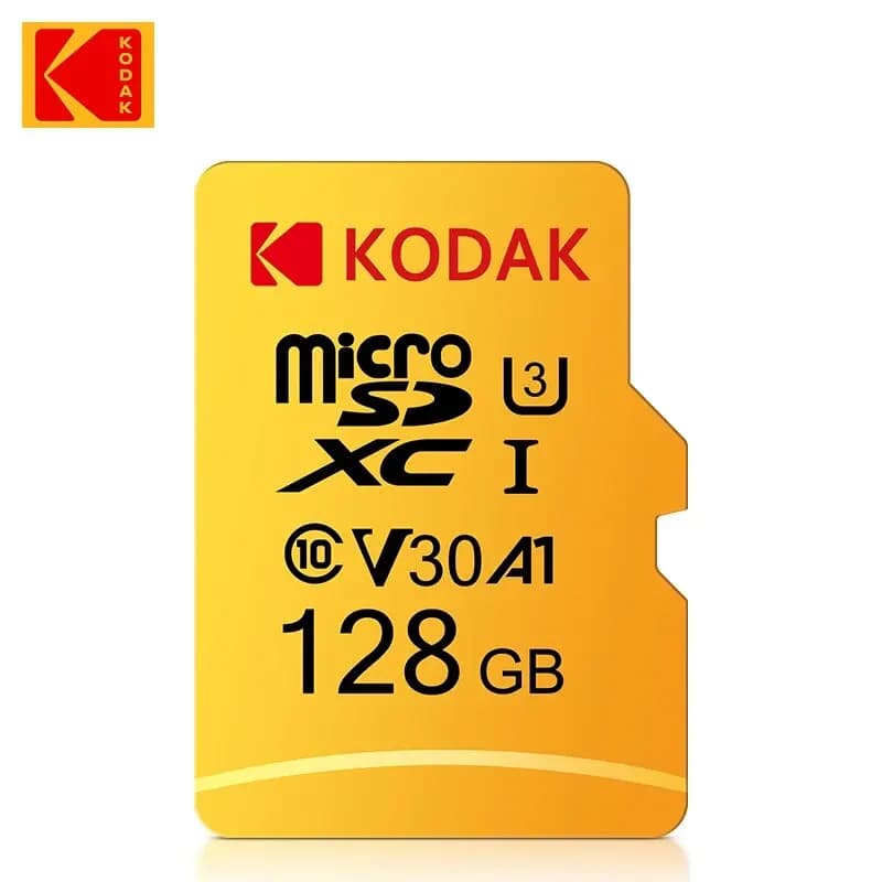 Scheda di memoria KODAK Micro SD Classe 10 128 GB 4K Cartao De Memoria ad alta velocità Memoria Flash TF Mecard C10