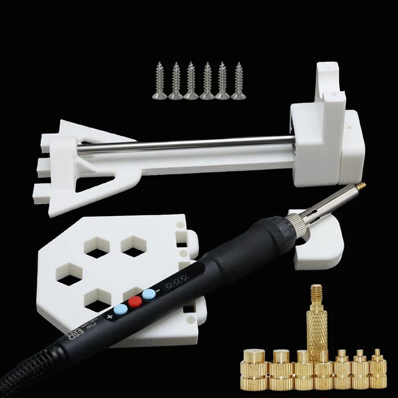 3D Printer Heat Insert Plastic Tool Brass Threaded Insert Dado Manual ABS Press DIY Simple Machine Hot Melt Sapper