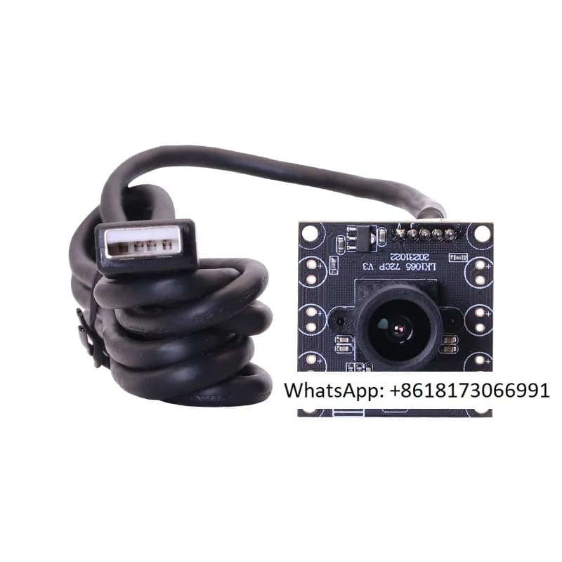 1MP H65 4mm 70 gradi Mini chiavetta USB ad alta definizione Sensore CMOS Modulo telecamera UVC per videoconferenze 30fps
