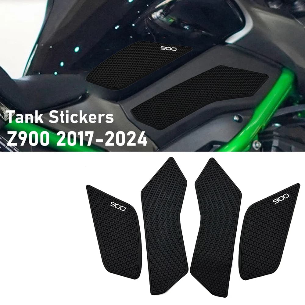 For Kawasaki Z900 Z 900 Z900SE 2017 - 2021 2022 2023 2024 motorcycle Z900 Tank Pad Protector Sticker decal decal Gas Knee Grip
