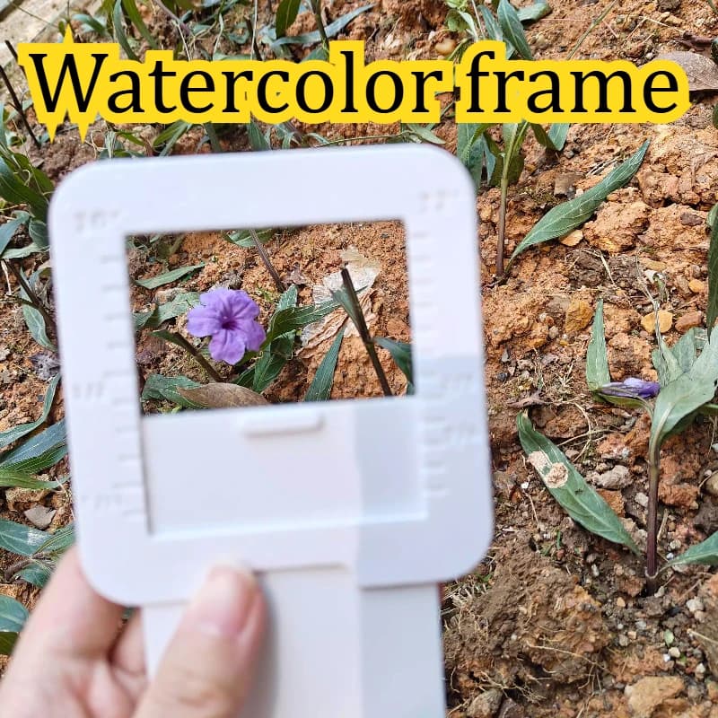 Extract Scenery Frame Painting Tool/Watercolor Oil Painting Sketch Sketching Painting Auxiliary Tools Frame Various Colors