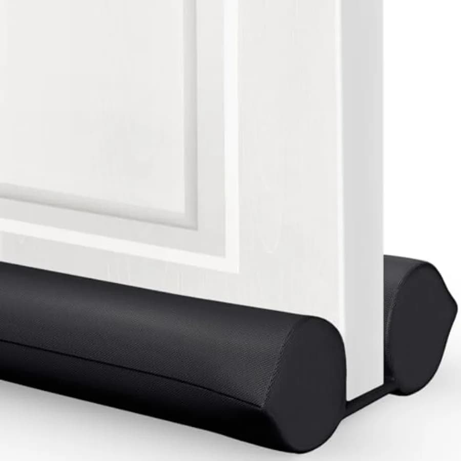 Under Door Draft Stopper - Bottom Door Seal and Gap Filler- Fits"to"Door, Block Noise, Sound, Air, Bugs, Dust, Easy to stall, D
