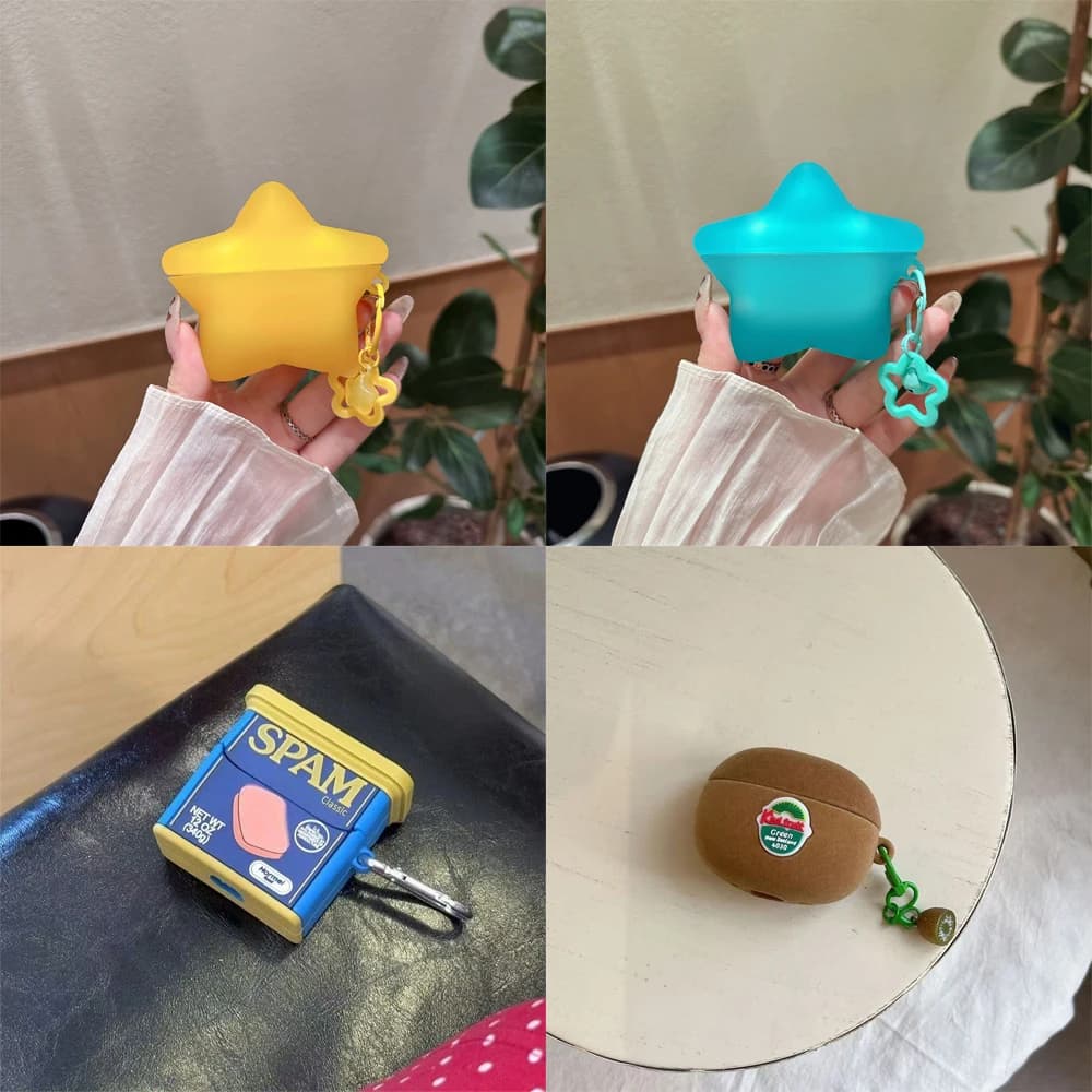 2025 New Star Cartoon Silicone Case for Samsung Galaxy Buds 3 FE Buds 3 Pro Protective Case Wireless Protective Case Accessories