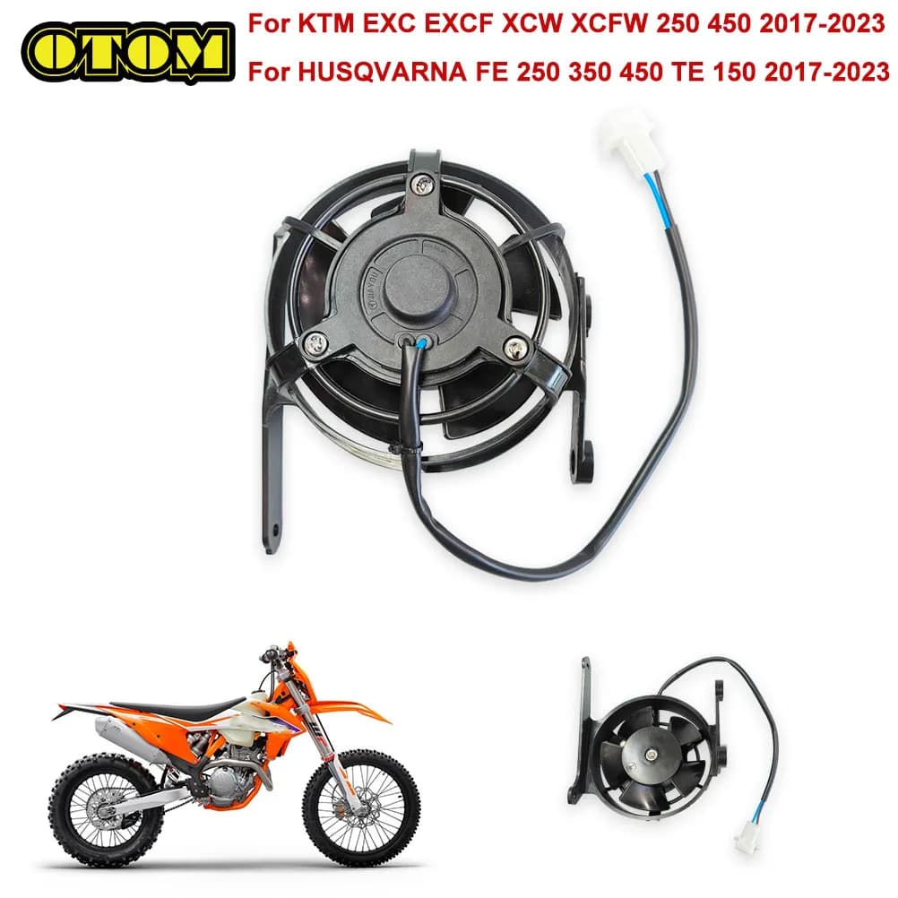 Moto Per KTM HUSQVARNA Radiatore di Raffreddamento Staffa Della Ventola Serbatoio Dell'acqua di Raffreddamento Del Motore Elettrico EXC EXCF XCW XCFW FE TE 2017-2023