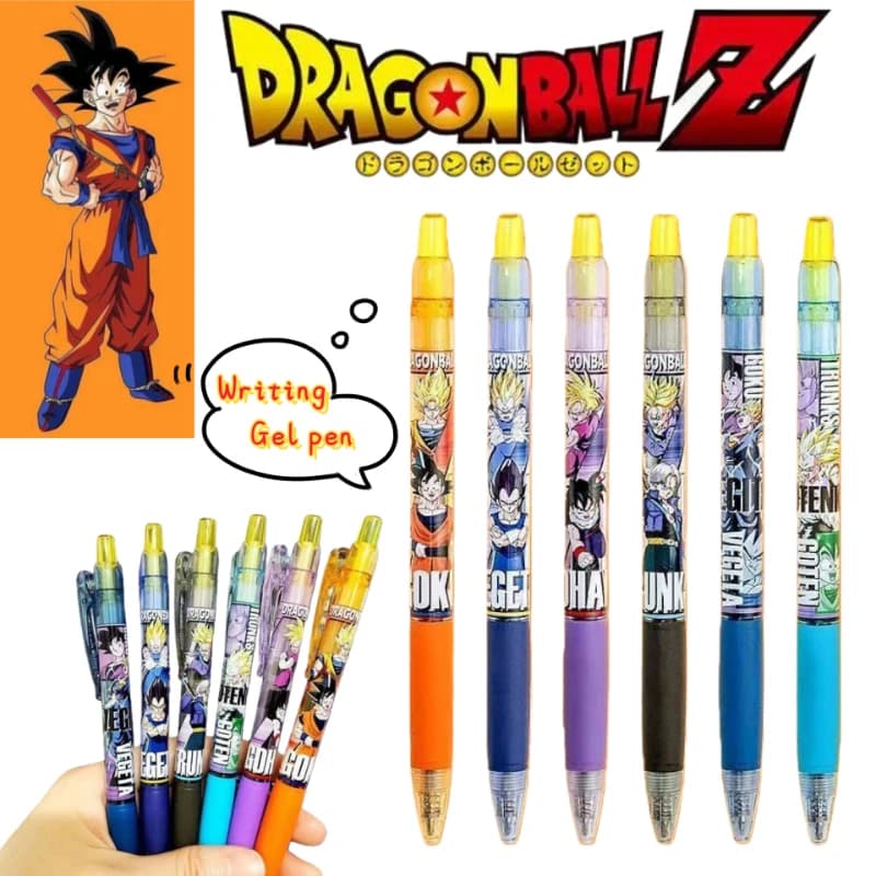 Dragon Ball Majin Buu Son Goku Chi Chi anime two-dimensional gel pen writes smoothly without lag and presses the signature pen