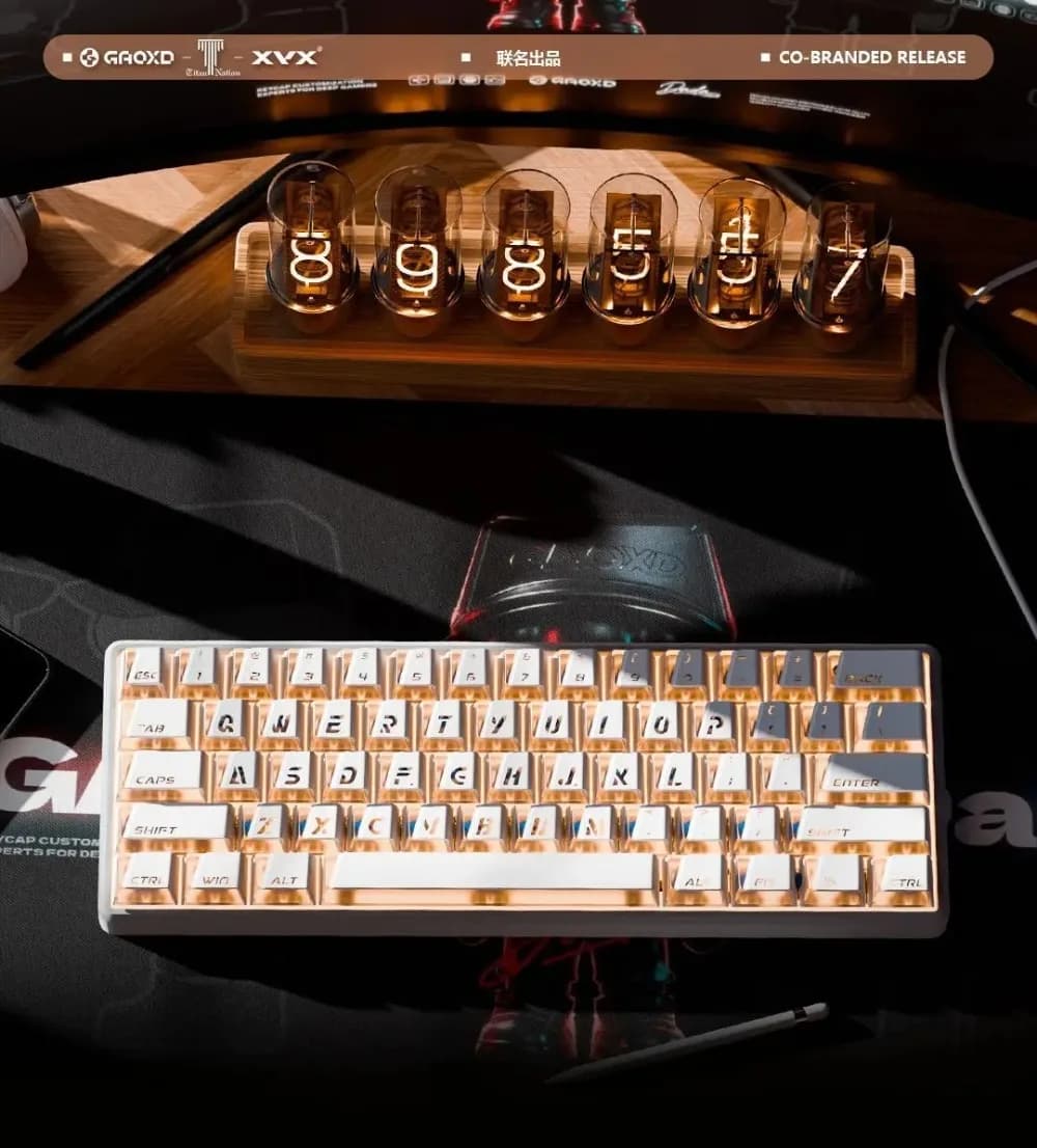100 keys Prism Black White Pink Keycaps Cherry Profile ABS PC Keys Caps for Mechanical Keyboard KeycapMagnetic Switch