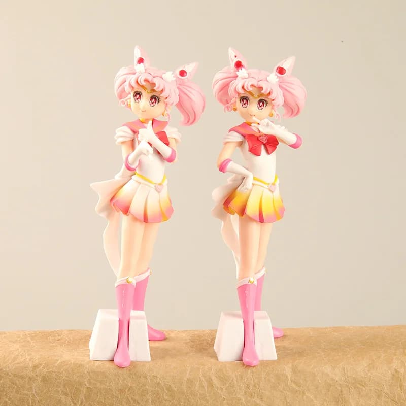 Statuetta Personaggio Cartoon Sailor Moon 17,5cm, Giocattolo Decorativo da Scrivania, Ornamento per Casa e Ufficio, Regalo da Collezione