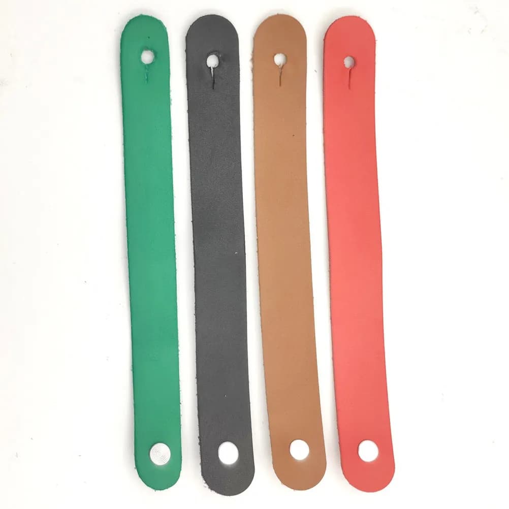 4 Pezzi Fermacorda per Chitarra con Blocco di Sicurezza per Ukulele Acustico, Basso, Chitarra Elettrica - Accessori Eleganti con Bottone