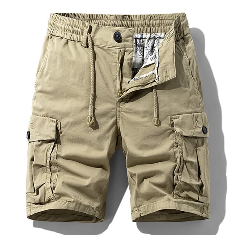 Pantaloncini cargo in cotone di nuova marca estiva da uomo Pantaloncini tattici multitasche casual classici da uomo Pantaloni Vita elastica Jogger Shotrs Uomo