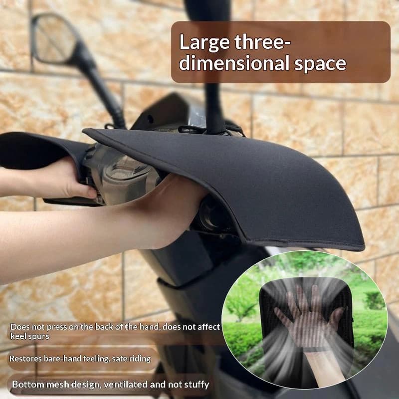 Guanti per Manubrio Moto, Protezione Solare per Veicoli Elettrici, Guanti Antivento, Coprimani Impermeabili, Accessori per Impugnatura