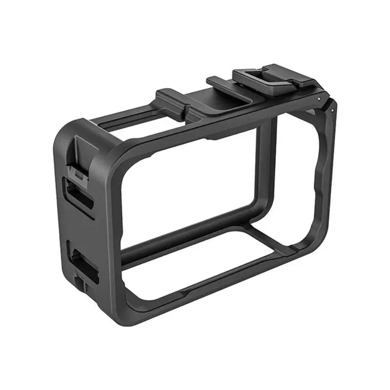 ABKI- Support frame for DJI OSMO Action 6 - Protective bracket for action camera for access to horizontal/vertical recording
