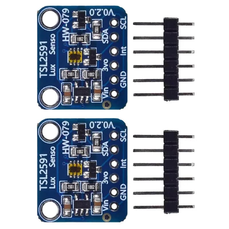 Modulo Sensore di Luce Ambientale A13E-TSL2591 con Interfaccia I2C, Rilevamento Ottico a Infrarossi e Spettro Completo ad Alta Precisione per Arduino