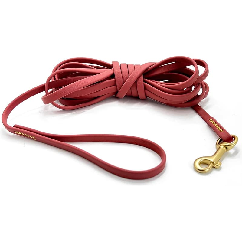 Guinzaglio per Cani in PVC Impermeabile 3M/6M/9M Facile da Pulire per Addestramento Cani di Taglia Grande, Media e Piccola