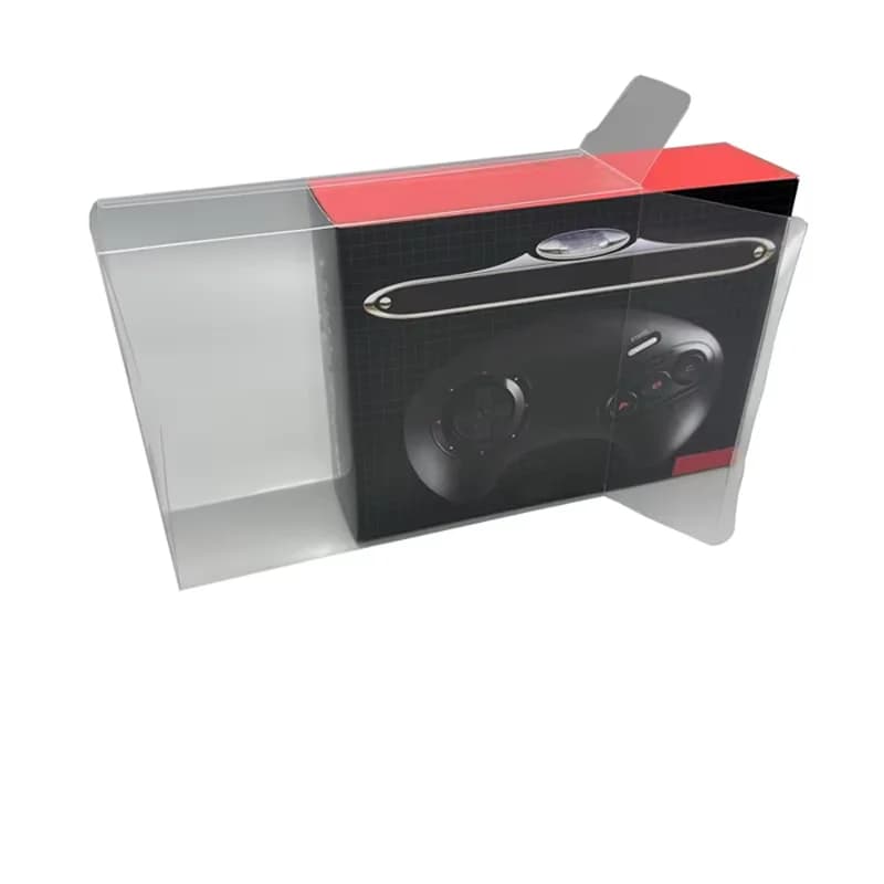 Scatola di protezione trasparente per SWITCH NS per controller MD versione EU/US, custodia da collezione in edizione limitata.