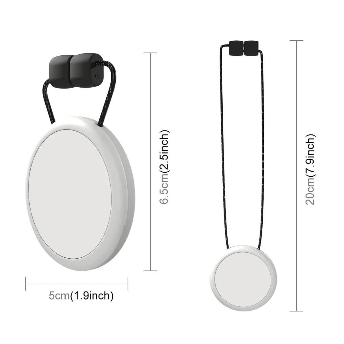 Insta360 GO3/3S Magnetic Neck Strap – Magnetic Carabiner Mount & Anti-Lost Rope for Action Camera Secure Wrist/Neck Holder