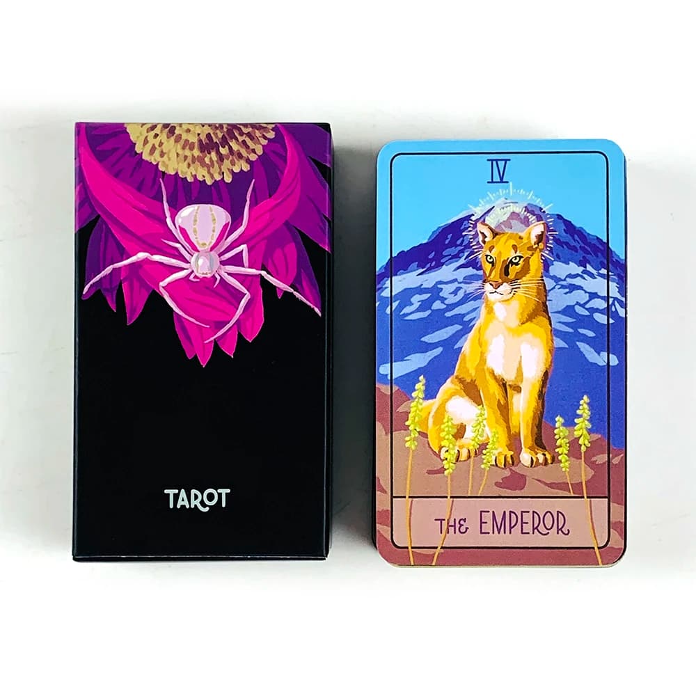 Exquisite Tarot Cards A 78 Deck Oracle English Visions Prediction Divination Edition Borad Games Christmas and New Year Gifts