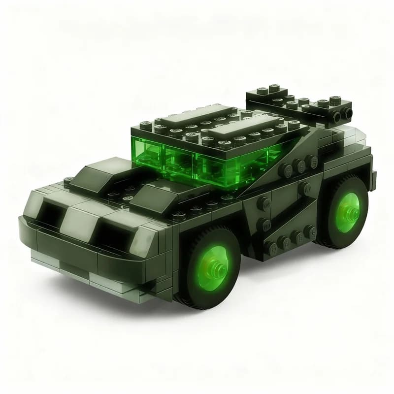 Set di Costruzioni MOC RD 05 Hot Wheels Acceleracers City Champions, 248 Pezzi, Giocattolo Creativo DIY, Regalo di Natale