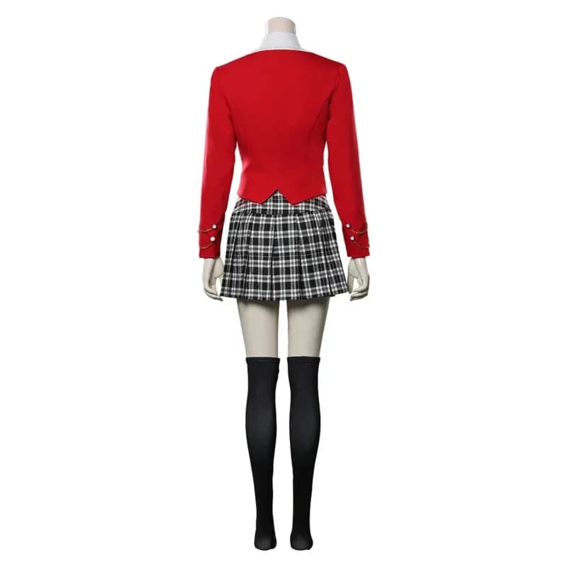 NewHeathers Il Musical Heather Chandler Costume Cosplay Uniforme Gonna Abiti Costumi di Carnevale di Halloween GB50852025
