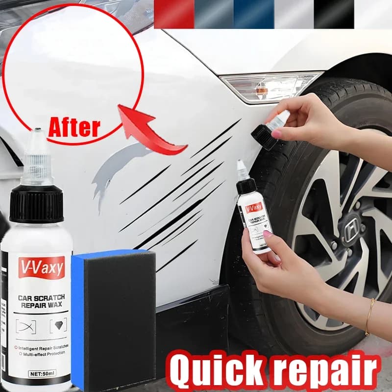 Cera per riparazione graffi auto, sicura da usare con formula appositamente delicata, cera per smalto per auto, adatta per linee solari, linee per unghie, vernice volante