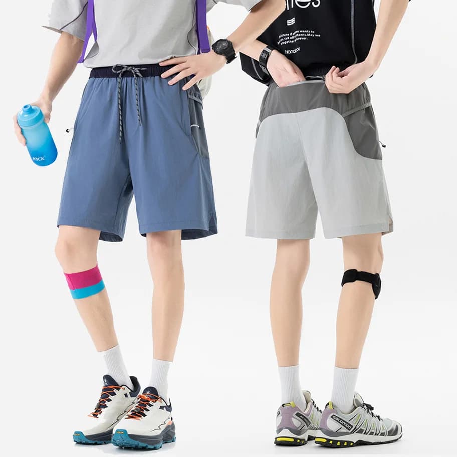 Pantaloncini Sportivi Estivi per Uomo e Donna, Leggeri, ad Asciugatura Rapida, Casual, per Fitness all'Aperto, Escursionismo e Ciclismo