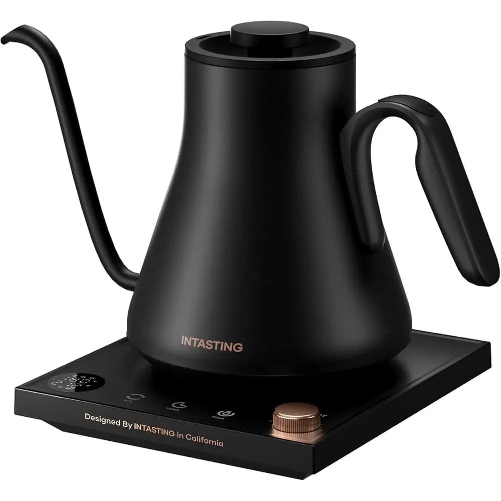 Bollitore Elettrico a Temperatura Precisa, Acciaio Inossidabile, 0,9L, Riscaldamento Rapido per Caffè, Tè e Acqua Bollente
