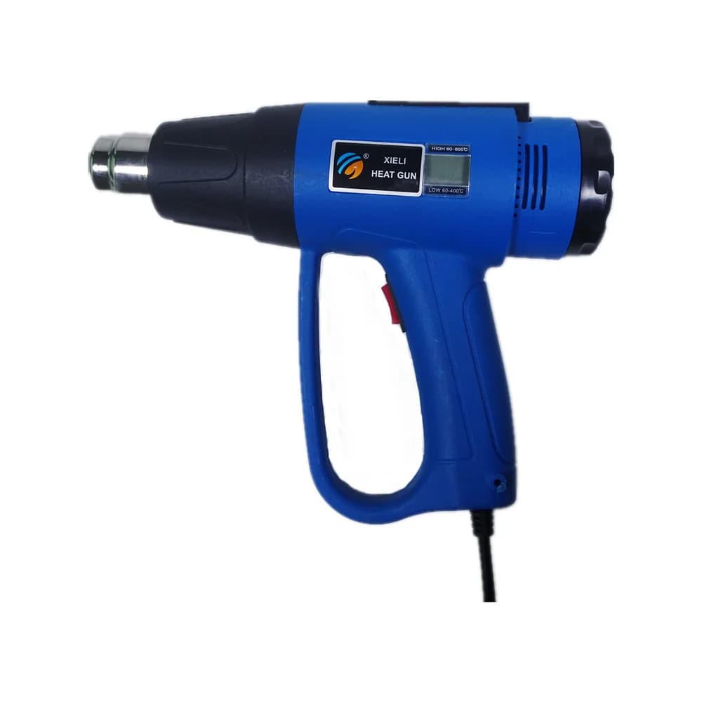 Pistola termica elettrica mini da 2000W con display digitale per termoretrazione