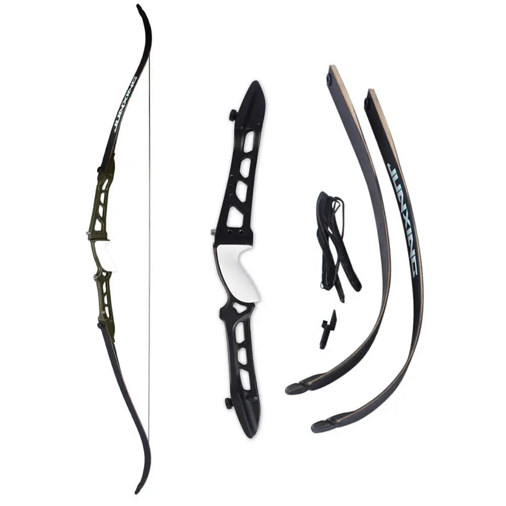 JUNXING F158 Bow 68 "Takedown arco ricurvo 18-40lbs tiro con l'arco tiro con l'arco pratica competizione caccia tiro