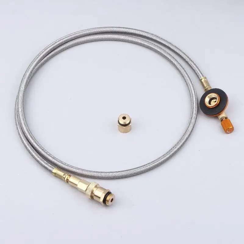 Cassette Stove To Flat Gas Tank Conversion Head Outdoor Camping Inflation Extension Adapter