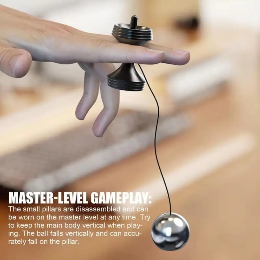 Palla Antistress in Lega di Alluminio, Gadget Sensoriale, Spinner per Allenamento delle Dita