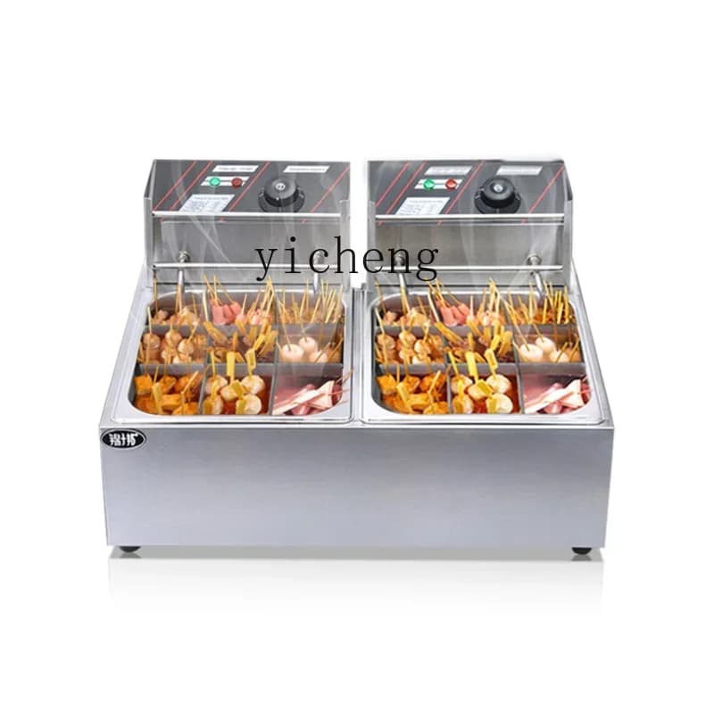 Fresheners for donuts Electric heating Pasta cooker Commercial pan Fryer for double cylinder donuts