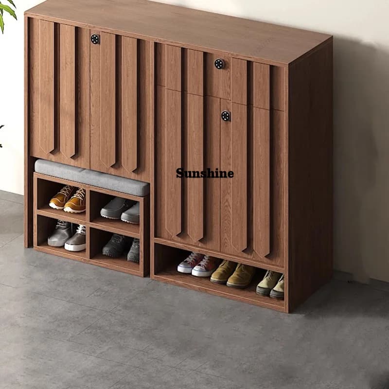 Organizer Mobile Shoe Cabinet Storage Living Room Display Luxury Box Shoe Shelf Modern Muebles Shoemakers Furniture