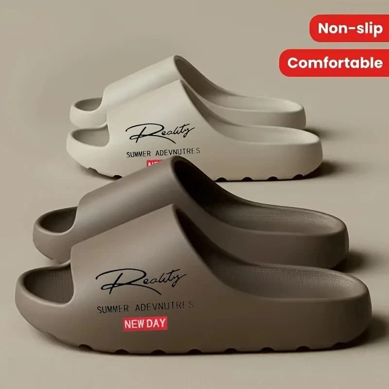 Man EVA Slippers Casual Soft Flip Flop Design Shoes Couple Soft-soled Lightweight Home Slippers High-quality Slides Big Size 49