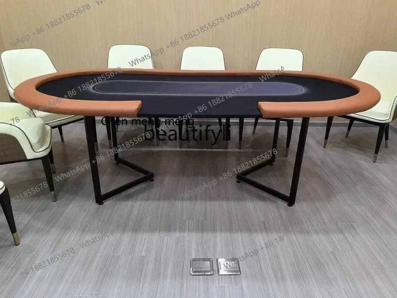 SS 7304Texas Poker Tavolo da poker Set completo di tavolo da poker per scacchi De Pu con coperchio