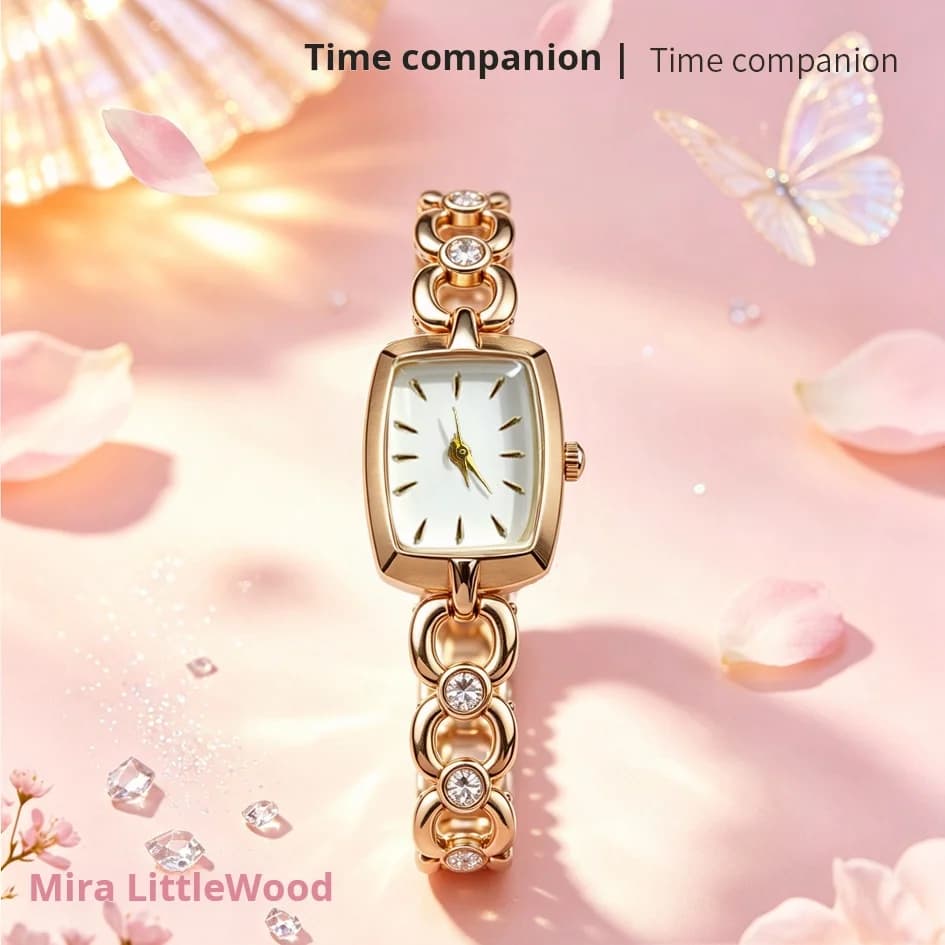 Hot Selling And Popular Fashion Trend Women Bracelet Watch With Niche Design Waterproof Simple And Exquisite Quartz Wristwatches
