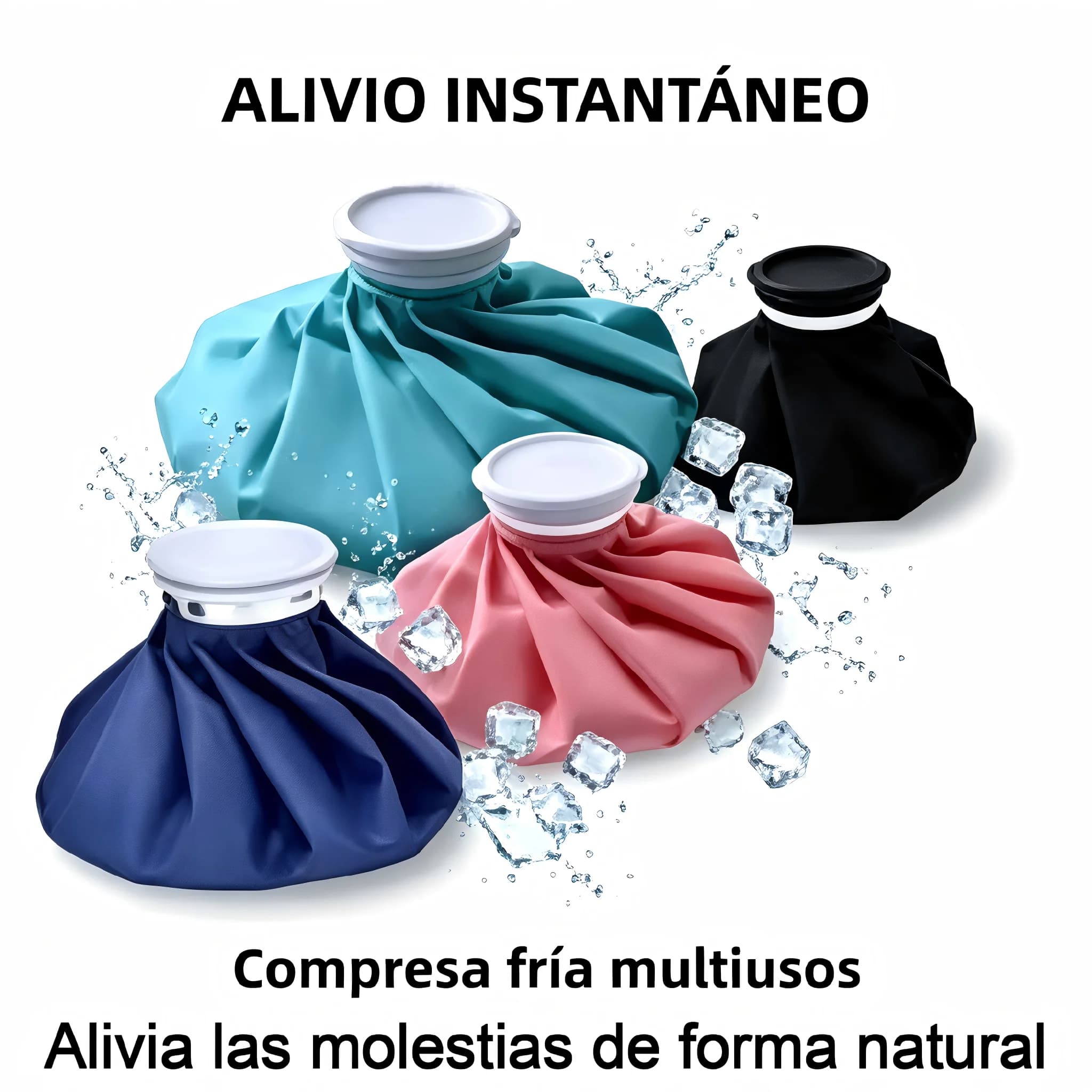 Borsa Ghiaccio Riutilizzabile per Impacchi Freddi e Caldi, per Uso Domestico, Ginocchio, Caviglia, Polso, Articolazioni, Esercizio, Distorsioni, Impacco Freddo Rinfrescante