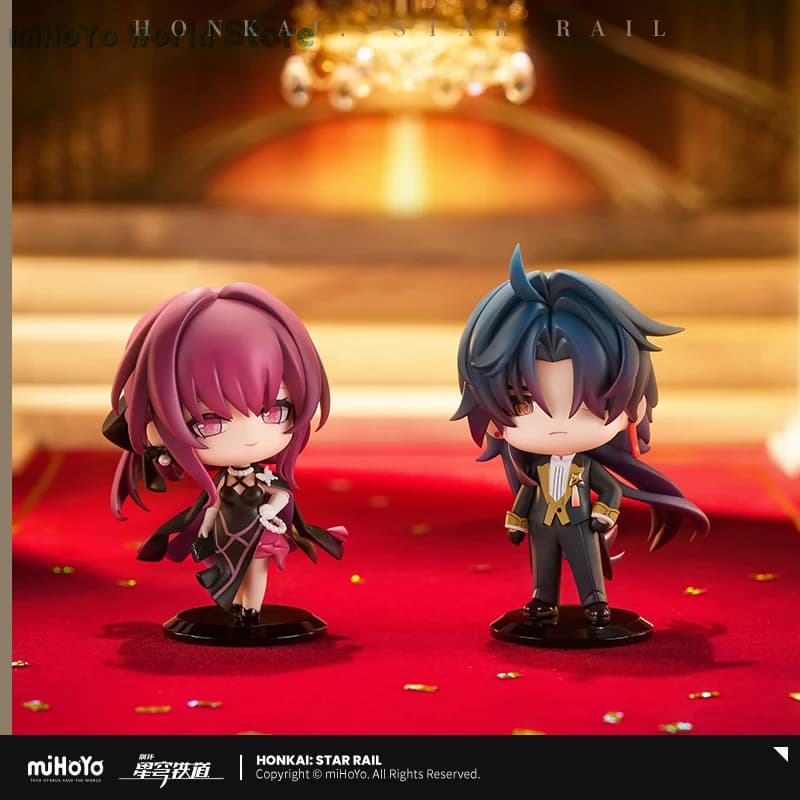 Lama Ufficiale Genuino Honkai Star Rail Kafka Himeko Treno Tea Party Tema Trailblazer Figura Dan Heng ABS e PVC Statua Welt Yang