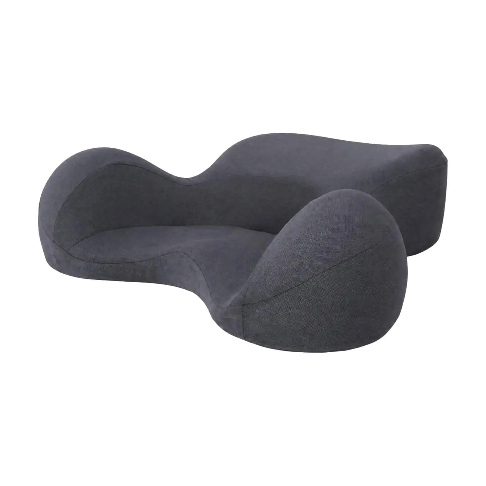 Ergonomic Meditation Cushion Memory Foam Floor Sitting Pad for Yoga Breathing Exercises Home Studio Support