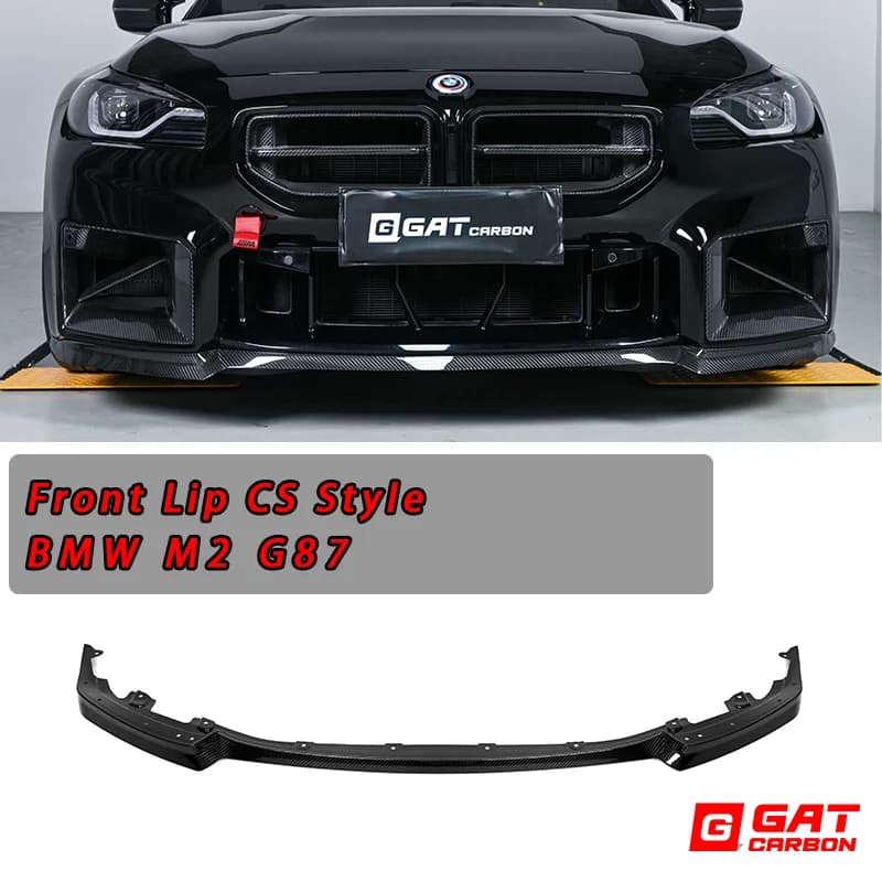 Dry Carbon Fiber CS Style Front Lip Diffuser Lower Lip Bodykit For BMW M2 G87