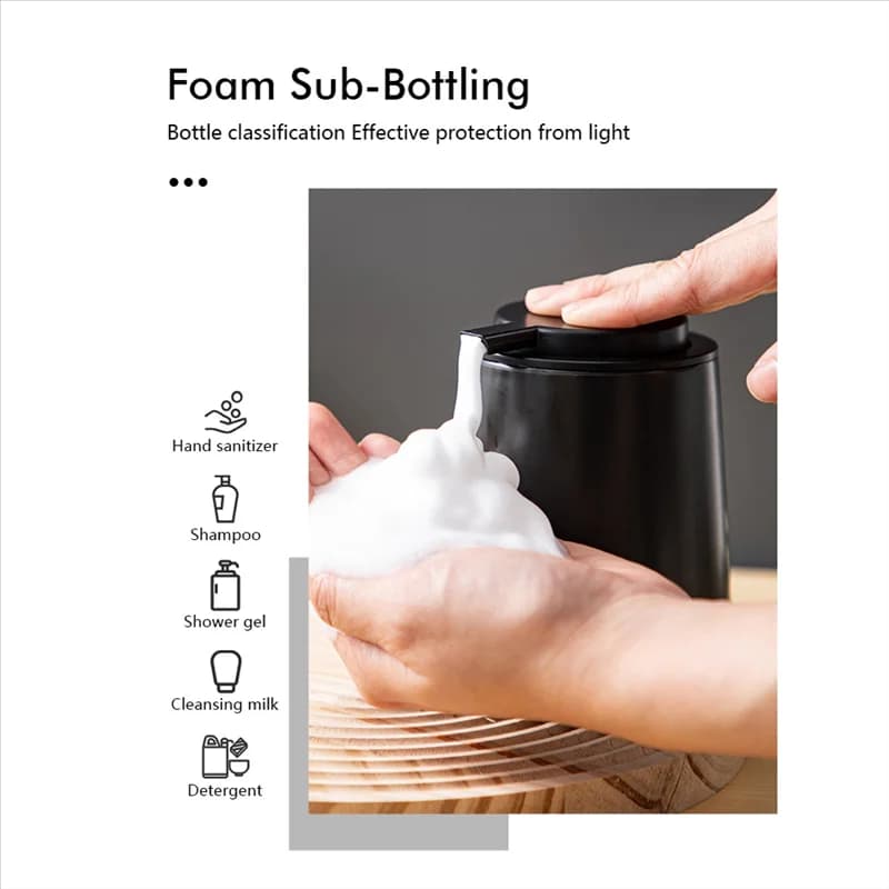 Dispenser di sapone LNHF con testa, dispenser di sapone in schiuma per dispenser di sapone per le mani da 400 ml, dispenser di sapone