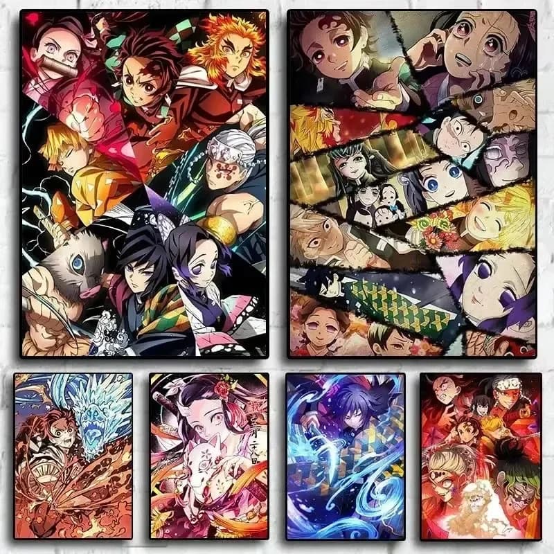 Diamond Painting Japan Classic Hot Anime Demon Slayer Mosaic Handmade Artwork Round/Square Diamonds Exquisite Gift Home Decor