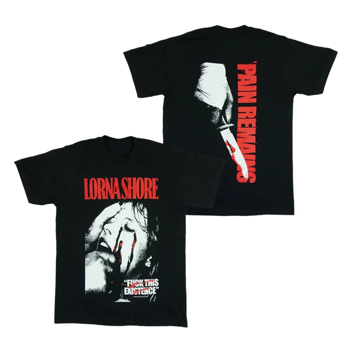 Nuova maglietta Lorna Shore Band in stile Death Metal Dark Rock Loose American da uomo e da donna a maniche corte