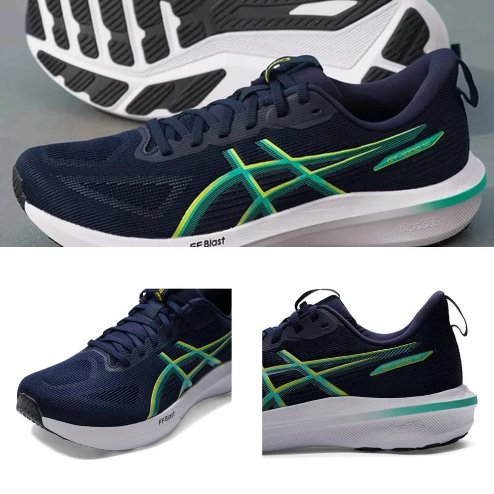 2026 Asics Men's Sports Gt-1000 14 Stable Cushioning Breathable Fitness Training Running Shoes 1011C077-401