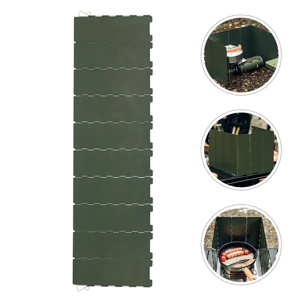 Robusto windscreen for Camping, Portable, Foldable, Lightweight, Open Kitchen Antique Protection, Anti-Graffio Tool