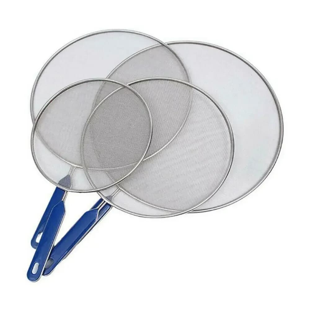 Protezioni per lo schermo dello schizzi di grasso Maglia antispruzzo Protezione per olio Rete antispruzzo Copertura per padella Pentola Olio per friggere Copertura per cottura Utensili da cucina